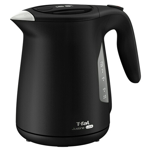 Ｔ－ＦＡＬ 電気ケトル ジャスティン ロック 1.2L ブラック 1台(KO5908JP) 目安在庫\u003d○