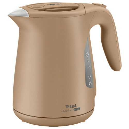 Ｔ－ＦＡＬ 電気ケトル ジャスティン ロック 1.2L カフェオーレ 1台(KO5902JP) 取り寄せ商品