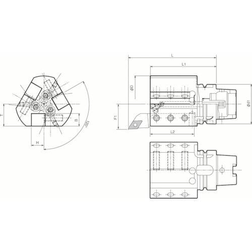 京セラ ツーリング機器 1個(T100H-S2525R-150T) 目安在庫\u003d○