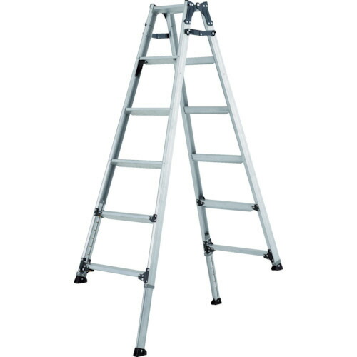 アルインコ 伸縮脚立(足つき幅ひろい)210糎 最大限度当てはめる質量100kg 1台(PRW210FX) 取り寄せ商いもの