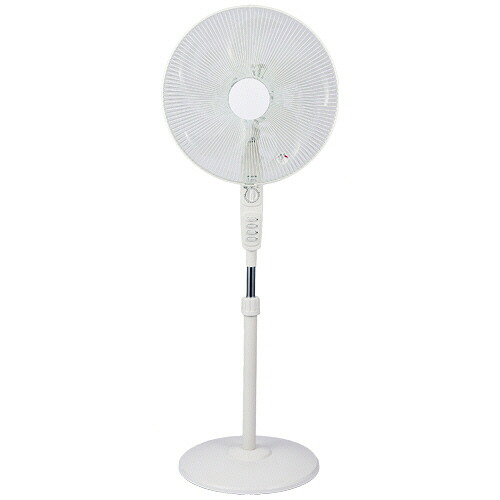 アピックス ACフロアーメカ式扇風機 ホワイト 1台(AFL-234T-WH) 取り寄せ商品｜ナノズ　店