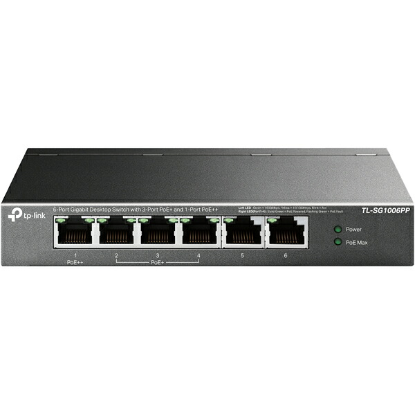 TP-LINK 6ポートギガビットデスクトップスイッチ（PoE+3界面 \u0026 PoE++1界面積み上げる(TL-SG1006PP) 引き合い店卸し資産\u003d△