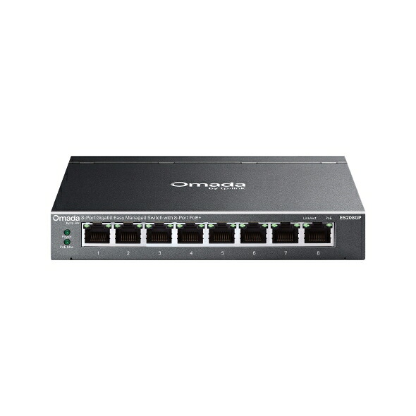 TP-Link Omada 8ポートギガビット イージーマネージスイッチ(8界面PoE+)(ES208GP) 取り寄せ商いもの