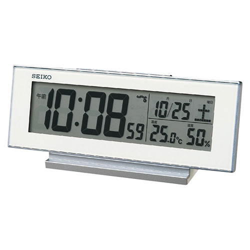セイコー セイコー 電波デジタル目覚まし時計 【約51×206×82mm】(22621003) 取り寄せ商品