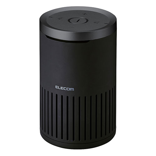 エレコム ELECOM 円卓会議用有線 金棒引き電話機 350ml缶ほどの大きさ 円柱形青写真(HS-SP02M2BK) 製造業者店卸し資産品