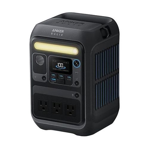 船がかりジャパン 携帯型ワット数 ANKER Solix C300 Portable Power Station 288Wh 黒いこと 1台(A1722511) 取り寄せ商いもの