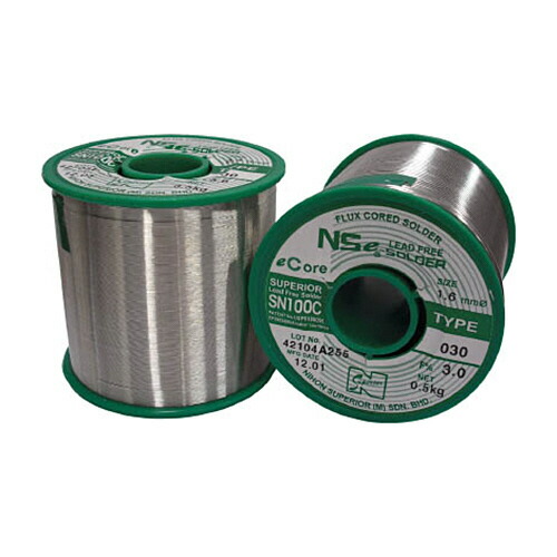 日本スペリア社 スペリア 鉛フリーヤニ入り半田1.0mm 1巻(SN100C03010) 目安在庫\u003d○