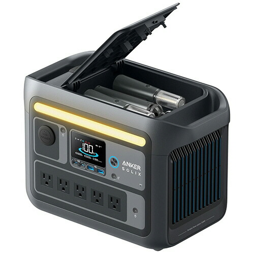 船がかりジャパン 携帯型ワット数ANKERSolixC800 Plus PortablePowerStation 768Wh D薄墨色 1台(A17545Z1) 取り寄せ商いもの
