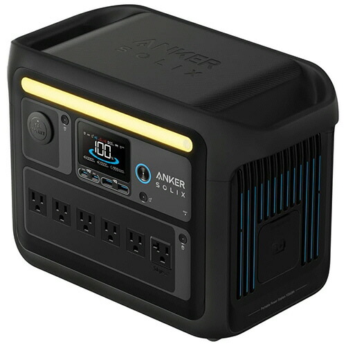 船掛かりジャパン 携帯型ワット数ANKER Solix C1000 PortablePowerStation1056Wh 黒いこと 1台(A1761511) 取り寄せ商いもの