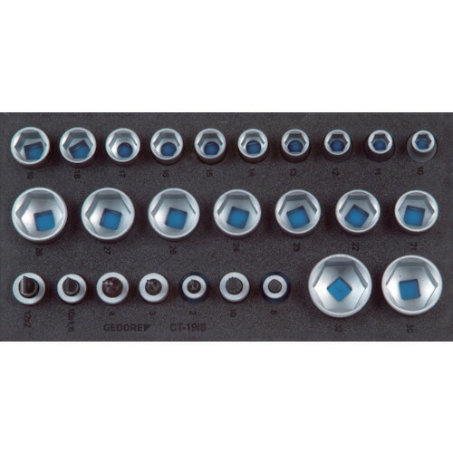 ゲドレー ソケット 26点セット1/2 1500CT1-19IS 1セット(2308924) 目安在庫\u003d○