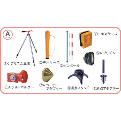 ＳＴＳ 反射プリズム ポケQ1インチAセット 1セット(PQ1.0ASET) 目安在庫\u003d○