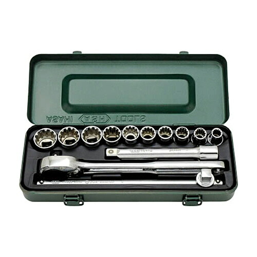 旭金属元素産業 ASH ハイブリットソケット仕掛ける1/2(12.7)×13pcs 1仕掛ける(VFS4100) 取り寄せ商いもの