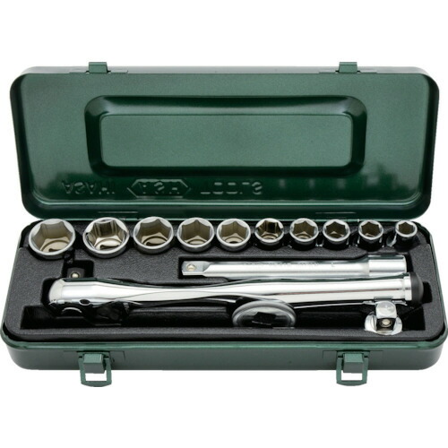 旭金属工業 レボウェイブ6角ソケットレンチ 14点セット 差込角12.7mm 1セット(VJS4200) 目安在庫\u003d○