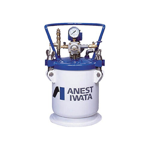 アネスト岩田 絵の具加圧貯蔵タンク 汎用 (手動攪拌式)10L 1台(PT-10D) 取り寄せ商いもの