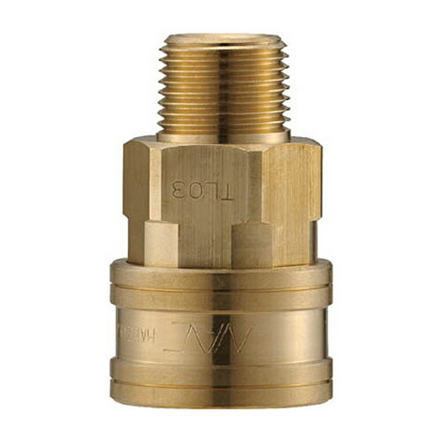 長堀工業 クイックカップリング TL型 真鍮 メネジ取付用 Rc1 1/2 1個(CTL12SM2) 目安在庫\u003d○