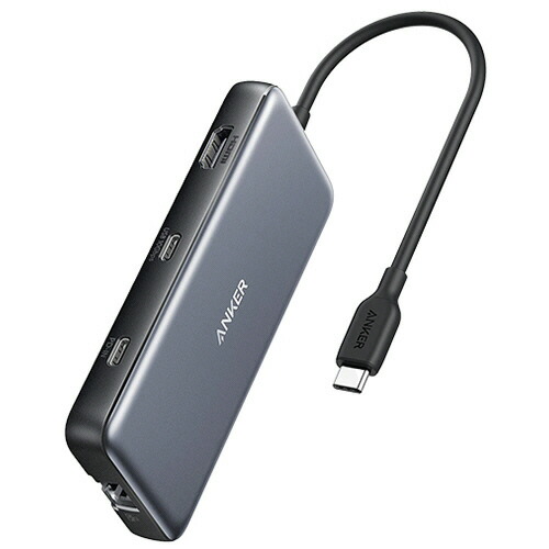 アンカージャパン ANKER PowerExpand 8-in-1 USB-C PD 10Gbps データ ハブ グレー 1個(A8383NA1) 取り寄せ商品