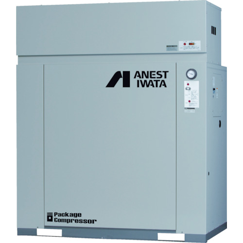アネスト岩田 パッケージコンプレッサ 1.5KW 60Hz 1台(CLP15EF-8.5M6) 目安在庫=○｜ナノズ　店