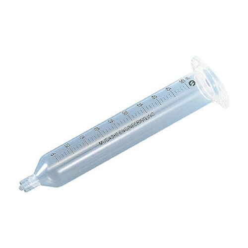 武蔵応用科学 クリアシリンジ F印字機 目盛付 50ml 1容器に並べる(50本)(PSY-50F-M) 取り寄せ商いもの