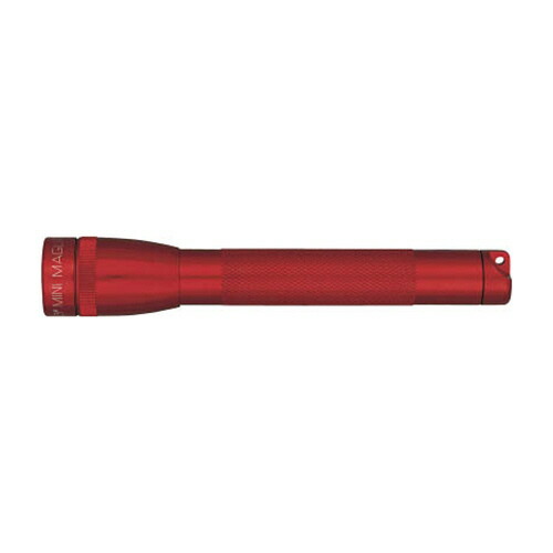 マグライト LED フラッシュライト ミニMAGLITE(単3電池2本用) 赤 1個(SP22037) 目安在庫\u003d○