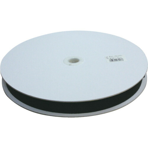 ユタカメイク 平ベルトアクリルカラー 25mm×25m ブラック 1巻(PAD-312) 目安在庫\u003d○