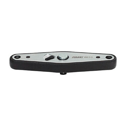 ハゼット ラチェットハンドル(T型手持ち部分手合い) 差込角6.35粍 1個(863Q) 取り寄せ商いもの