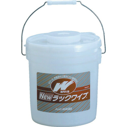 旭化成 NEWラックワイプ 油汚れ用バケツタイプ 1個(300枚)(HD-9001B) 取り寄せ商品｜ナノズ　店