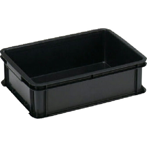 岐阜プラスチック工業 リス RBE型導電性コンテナーRB-28 導電 ブラック 1個(RBE-28 (RB-28)) 目安在庫\u003d○ 7,769円