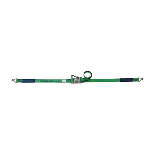 オールセーフ ベルト荷締機 ラチェット式ナローフック仕様(重荷重) 1本(R5N17) 取り寄せ商品|ナノズ 店