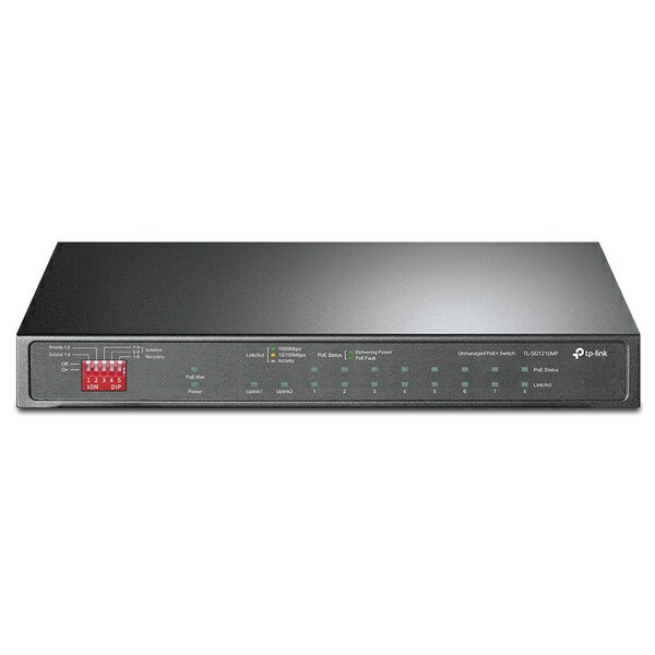 TP-Link 10ポート ギガビットデスクトップスイッチ（PoE+ 8ポート搭載）(TL-SG1210MP(UN)) 目安在庫\u003d△