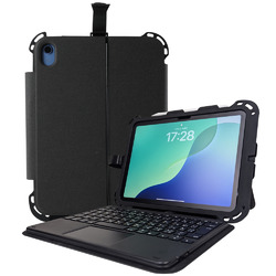 エムディーエス iPad A16・第10時人USB Type-C有線鍵盤付耐衝撃容れもの(MDS-UCKCIPG10BK3) 取り寄せ商いもの