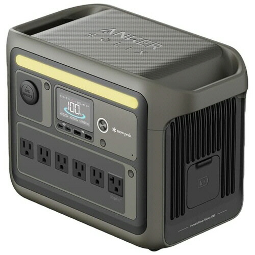 アンカージャパン ポータブル電源 Portable Power Station 1000 1056Wh SnowPeak Edition 1台(A1762N61-72) 取り寄せ商品