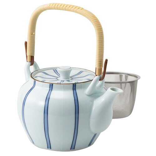西海陶器 一珍呉須十草 MS8号 土瓶 約1325mL 1個(37653) 取り寄せ商品