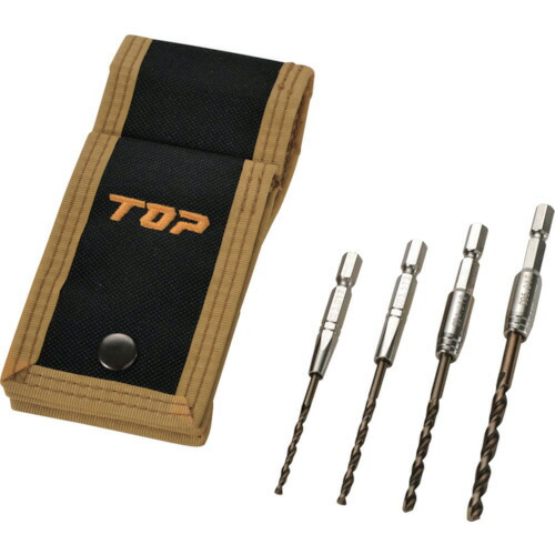 トップ工業 鉄工ドリル 4本組 1セット(ETD-3050DKS) 目安在庫\u003d○