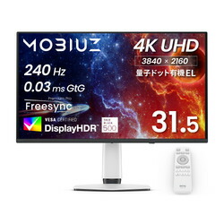 ベンキュージャパン BenQ BenQ MOBIUZ EX321UZ 31.5型/4K/量子ドット有機EL/240Hz 取り寄せ商品 129,900円