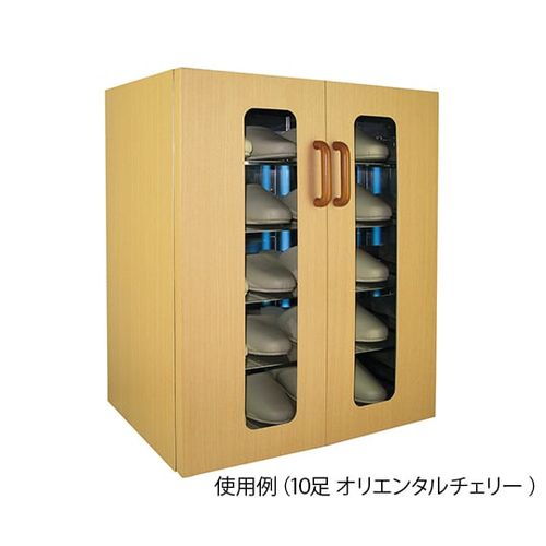 東邦歯科産業 UVクリーン エクセレント（殺菌スリッパ保管庫） 10足 オリエンタルチェリー (1個)(7-7636-14) 取り寄せ商品