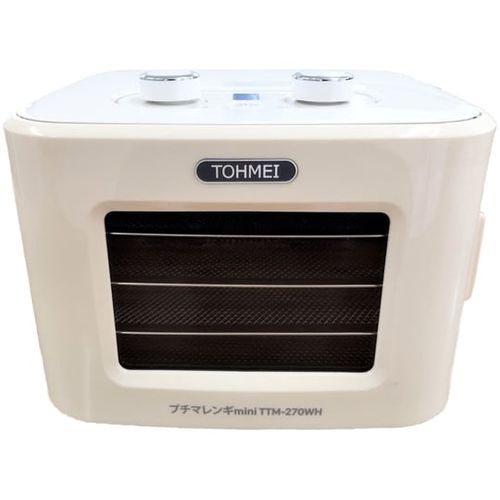 東明テック パウダーコンパクト食料雑貨類かわき切る機プチマレンギmini 白いこと (1個)(67-8017-34) 取り寄せ商いもの