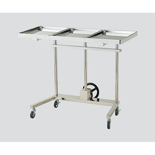 ナビス(アズワン) メーヨー型消毒盤台(3枚用ネスティング仕様) (1セット)(8-5886-21) 取り寄せ商品