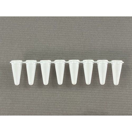 リアルタイムPCR用熱電子管 ロープロファイル 0.1mL 白いこと 1箱（8連/12書き割り×10袋入） (1箱(12書き割り×10袋入り口・入口))(4-6632-02) 取り寄せ商いもの