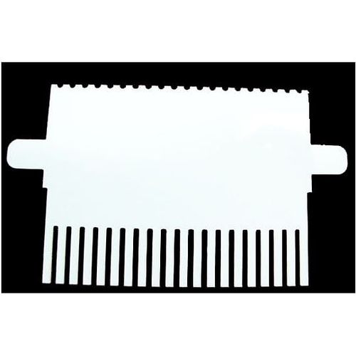 major science アクリルアミドゲル用灯し火泳動槽 1.0粍先だつもの用20サンプルコーム (1個)(4-6700-14) 取り寄せ商いもの
