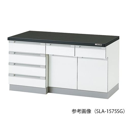 アズワン サイド実験台 (木製・アイランドタイプ) 1500×750×800 mm (1台)(3-8039-03) 取り寄せ商品