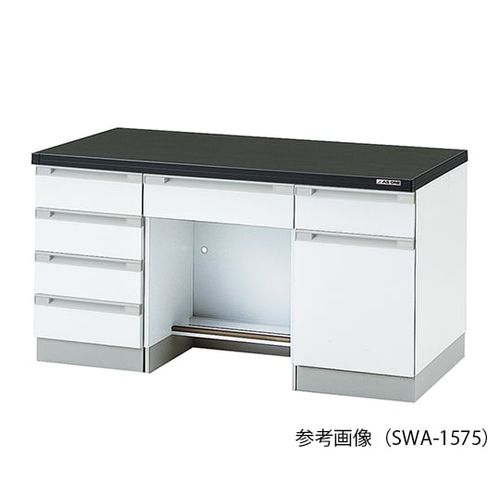 アズワン サイド実験台 (木製タイプ) 1500×750×800 mm (1台)(3-4319-11) 取り寄せ商品