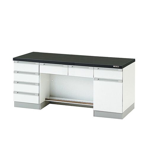 アズワン サイド実験台 (木製タイプ) 1800×750×800 mm (1台)(3-4319-12) 取り寄せ商品