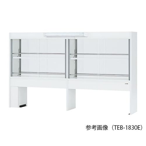 アズワン 試薬棚 (両面型・ガラス戸付き・LED照明付き) 1800×300/510×1070mm (1台)(3-4585-14) 取り寄せ商品