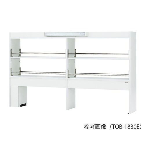 アズワン 試薬棚 (両面型・LED照明付き) 1800&times;300&times;1070mm (1台)(3-4584-14) 取り寄せ商品｜ナノズ　店