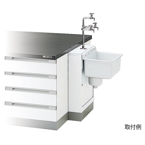 アズワン 磁製流しユニット 600×170×755mm (1台)(3-7726-01) 取り寄せ商品