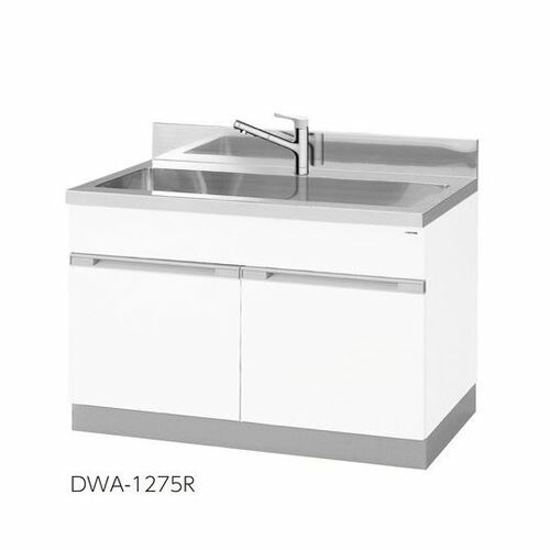 アズワン 流し台 ステンレス鋼(SUS304) 600×750×800/930粍 (1台)(3-4188-11) 取り寄せ商いもの