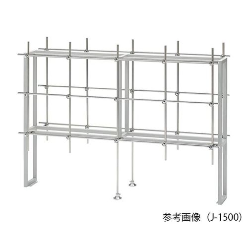 アズワン ジャングルラック スチールフレーム(メラミン焼付塗装) 1500×520×1100mm (1台)(3-1360-11) 取り寄せ商品