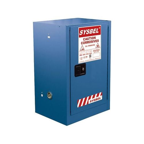 Sysbel 耐火キャビネット（ブルー） 590×460×890mm (1個)(4-2559-02) 取り寄せ商品