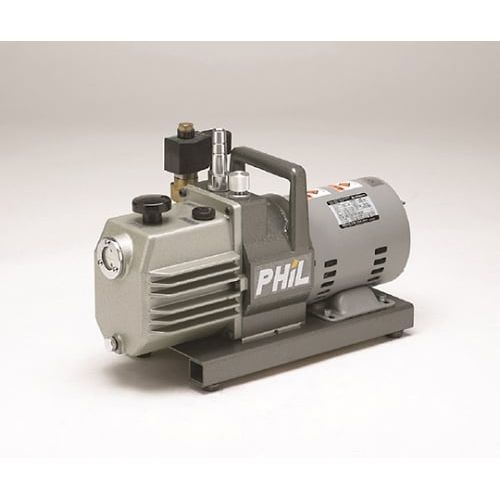佐藤真空 直結型油回転真空ポンプ AC100V 単相 50/60Hz (1個)(61-3612-33) 取り寄せ商品