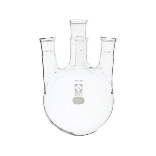 柴田科学 SPC四口丸底フラスコ 1L (1個)(61-4416-98) 取り寄せ商品